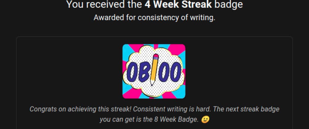 Become persistent by keeping up with the streak